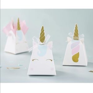 Kate Aspen Unicorn Party Favor Box 12 Rainbow